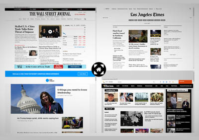 webeaser example: News Aggregator